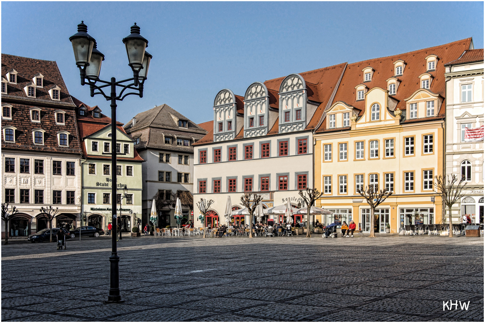 Am Marktplatz von Naumburg (Saale)