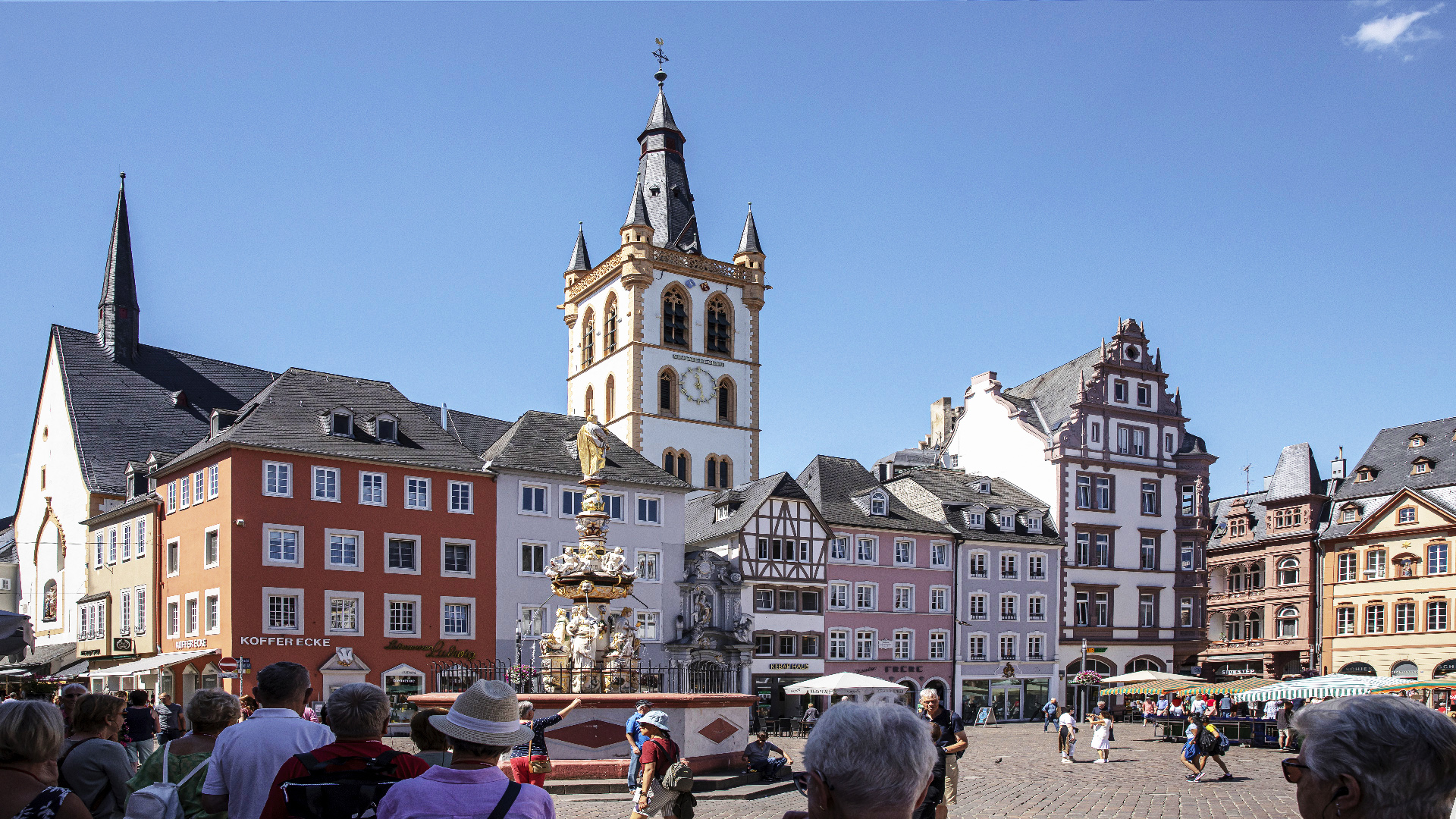 Am Marktplatz von Trier