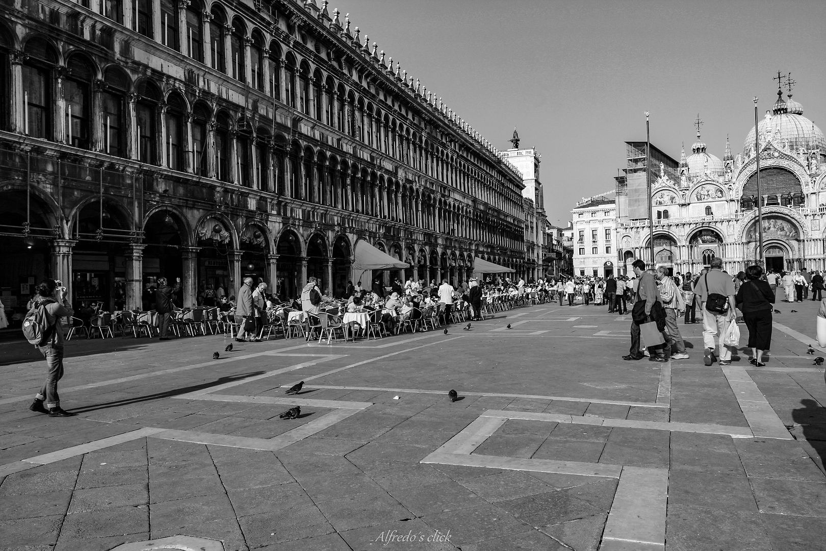 Am Markusplatz entlang