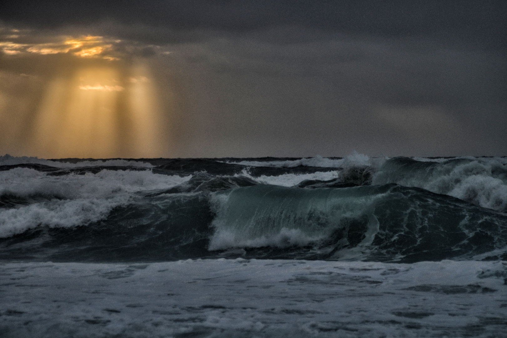 am meer am abend 