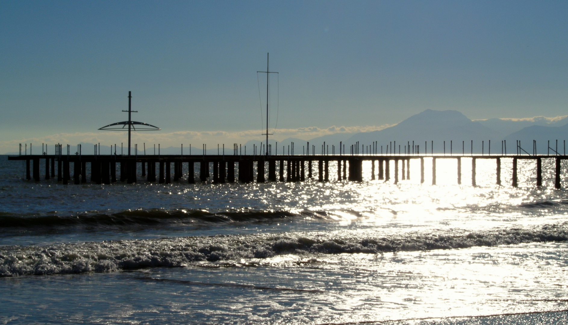 Am Meer im Februar