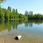 Am Menzelsee auf der Grenze zwischen Düsseldorf und Hilden