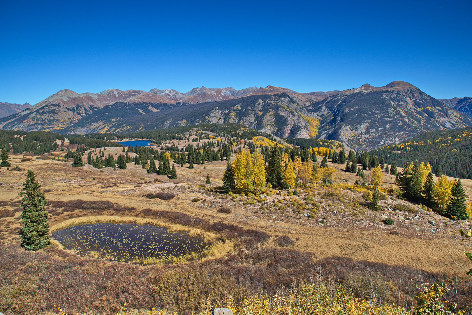 Am Mola-Pass in den Rocky Mountains...