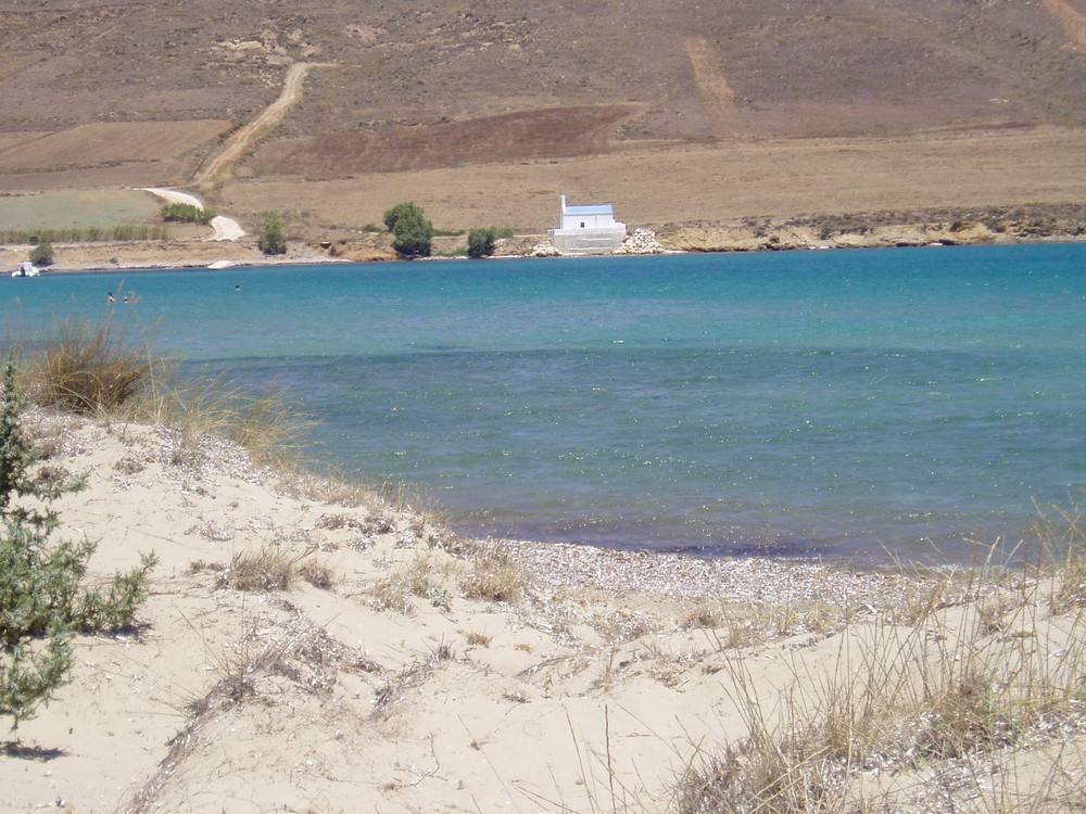 Am Molos (Badebucht) auf Paros.