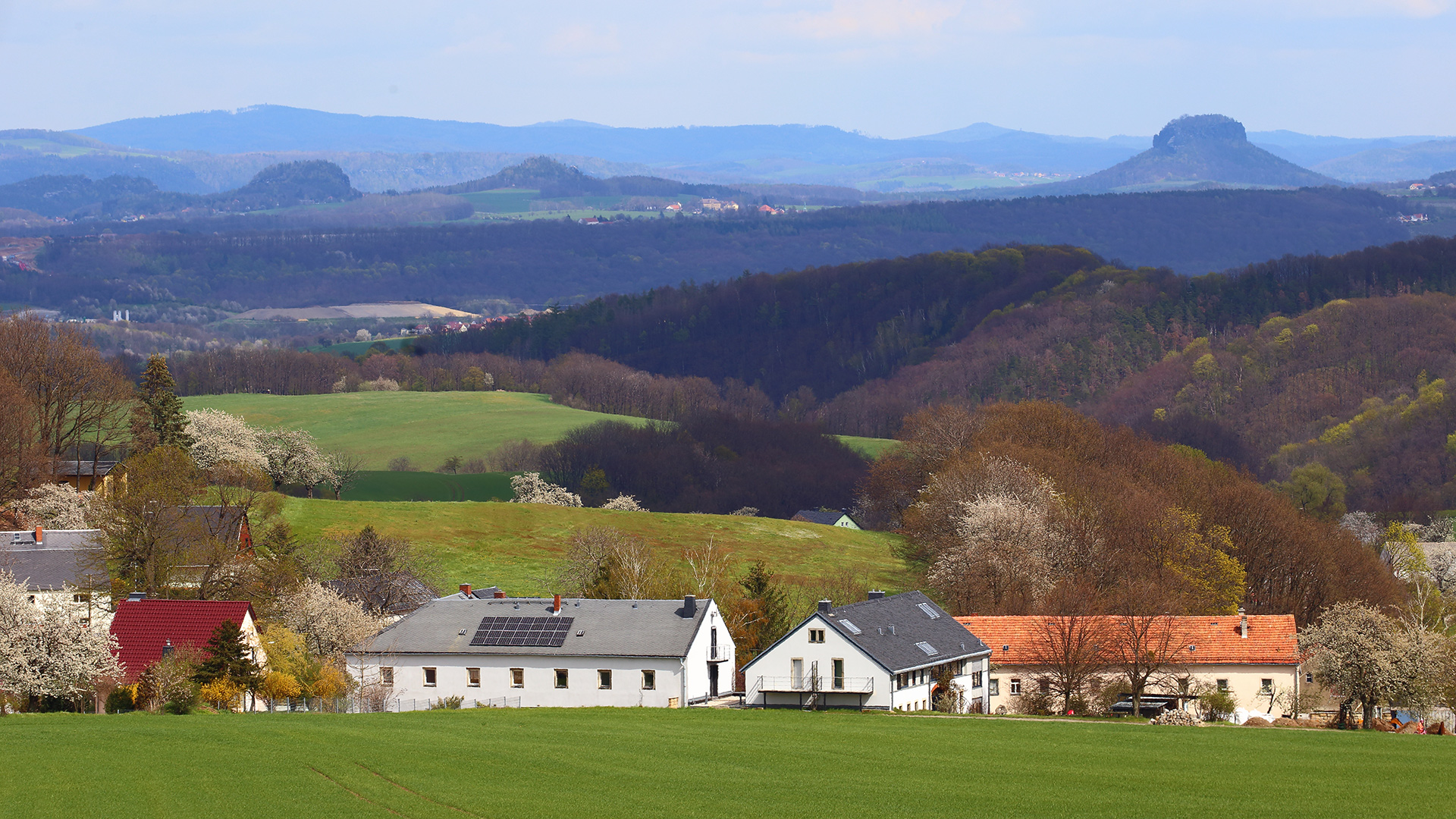 Am Montag Nachmittag brachte der schon erhebliche Westwind...