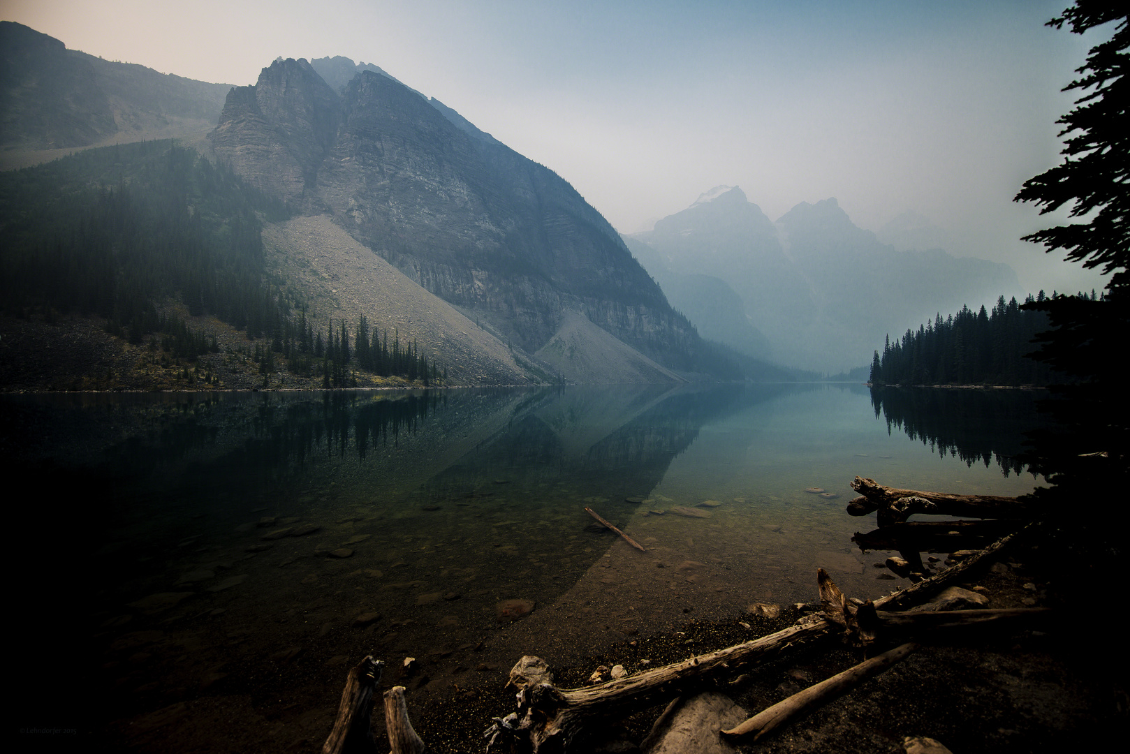 Am Moraine Lake - kurz vor Sonnenaufgang