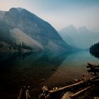 Am Moraine Lake - kurz vor Sonnenaufgang