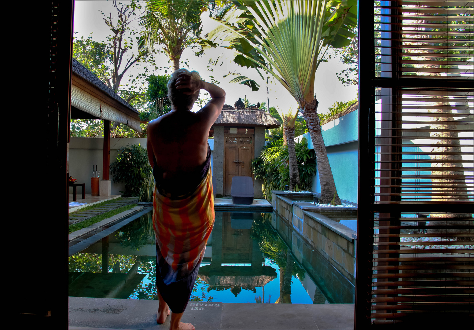 ..am Morgen in Bali..