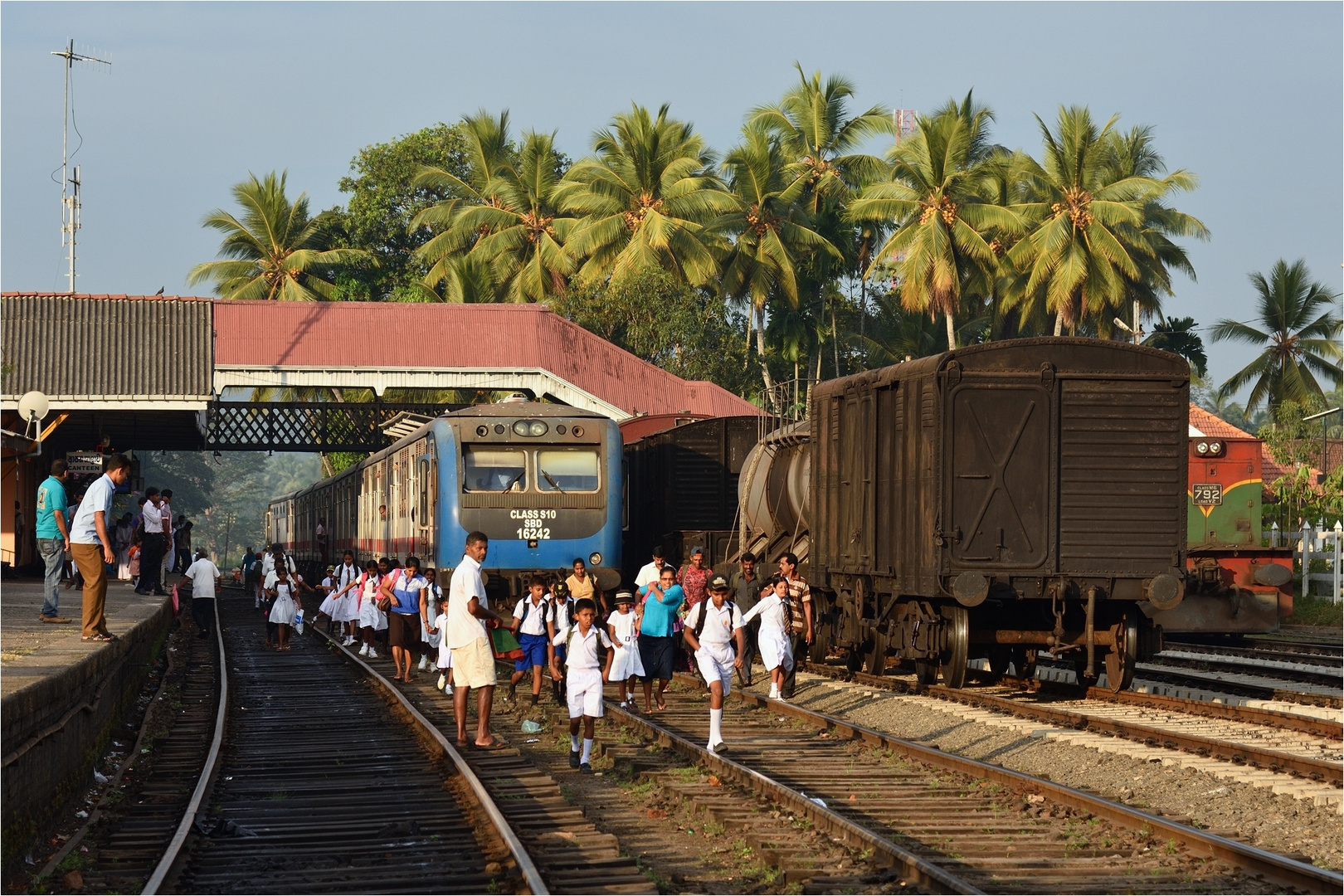 Am Morgen in Rambukkana 