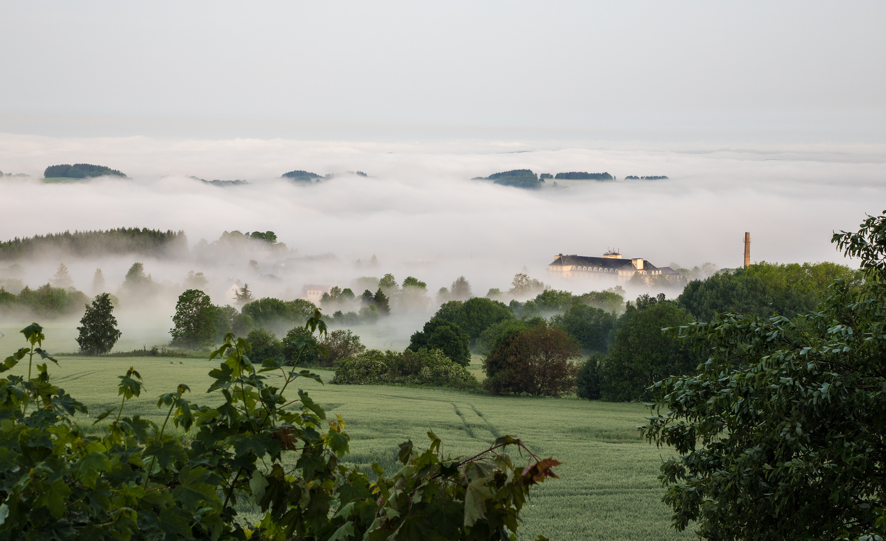 Am Morgen nach dem Unwetter