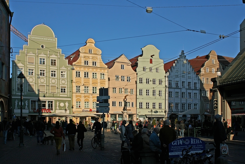 Am Moritzplatz in Augsburg