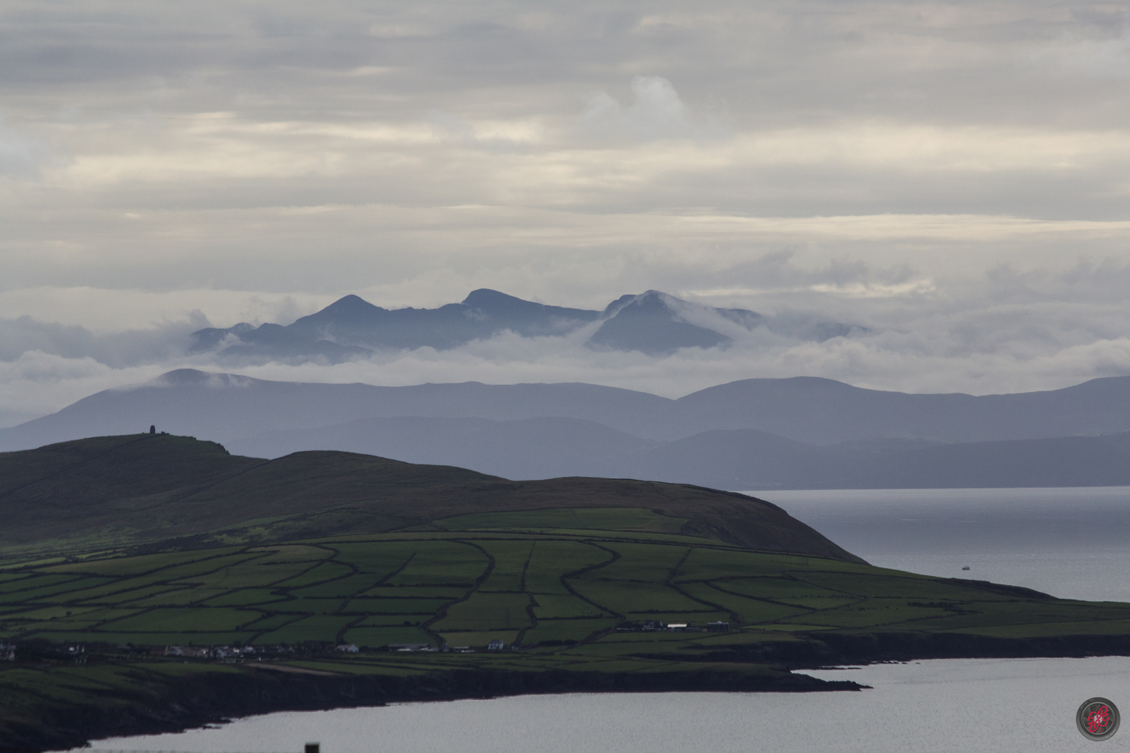 Am Mount Eagle mit Blick auf die Blasket Islands