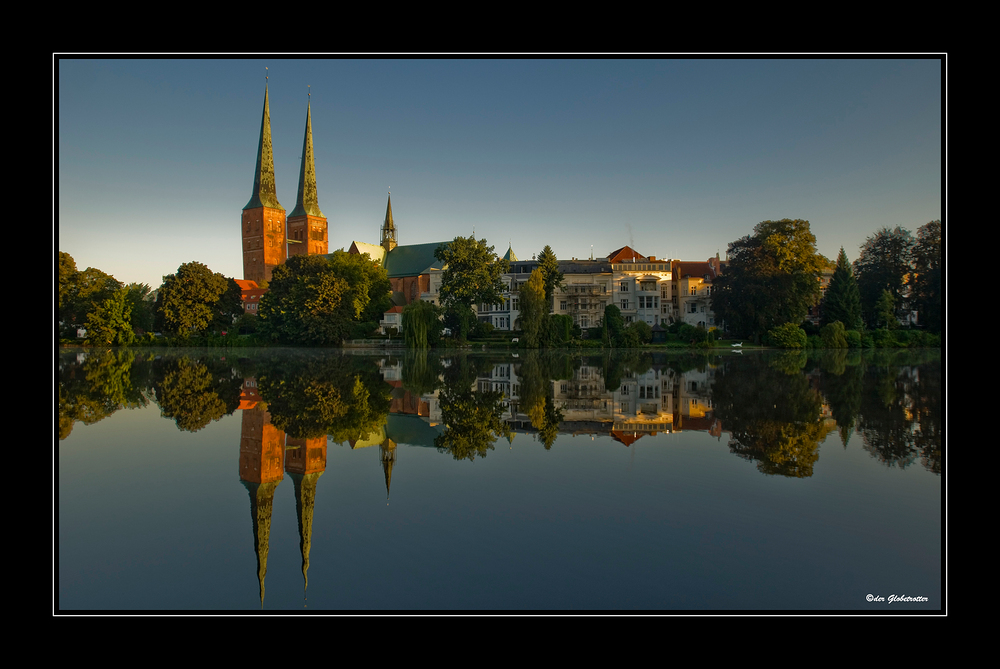 Am Mühlenteich um 06.30 Uhr