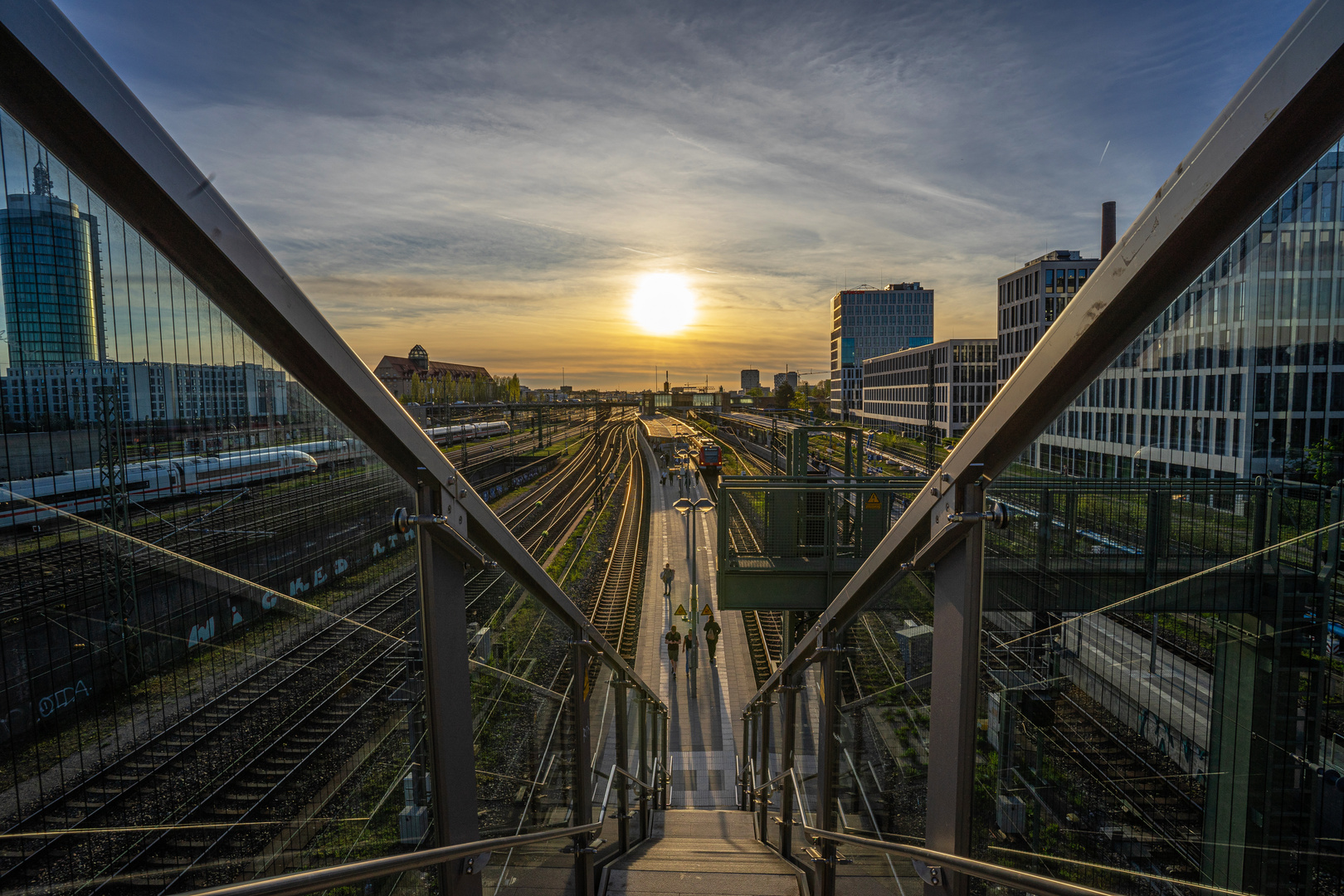 am Münchner Hauptbahnhof