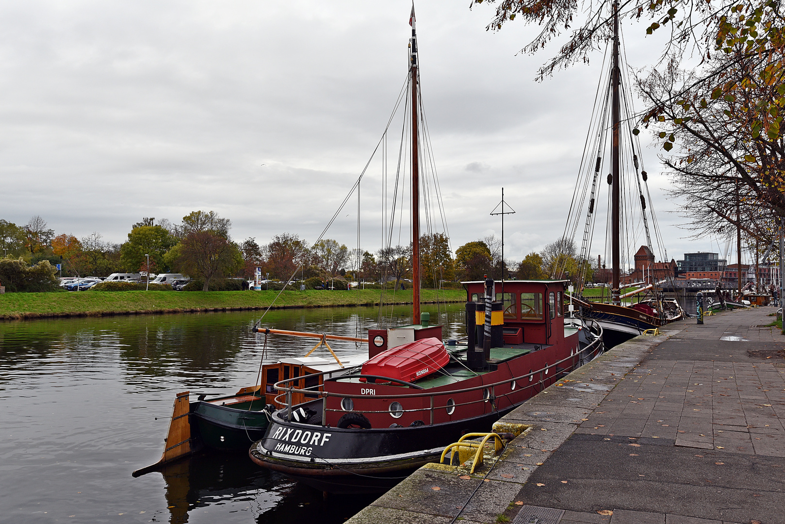 Am Museumshafen in Lübeck