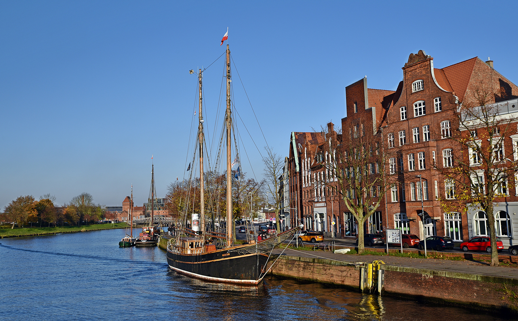 Am Museumshafen in Lübeck