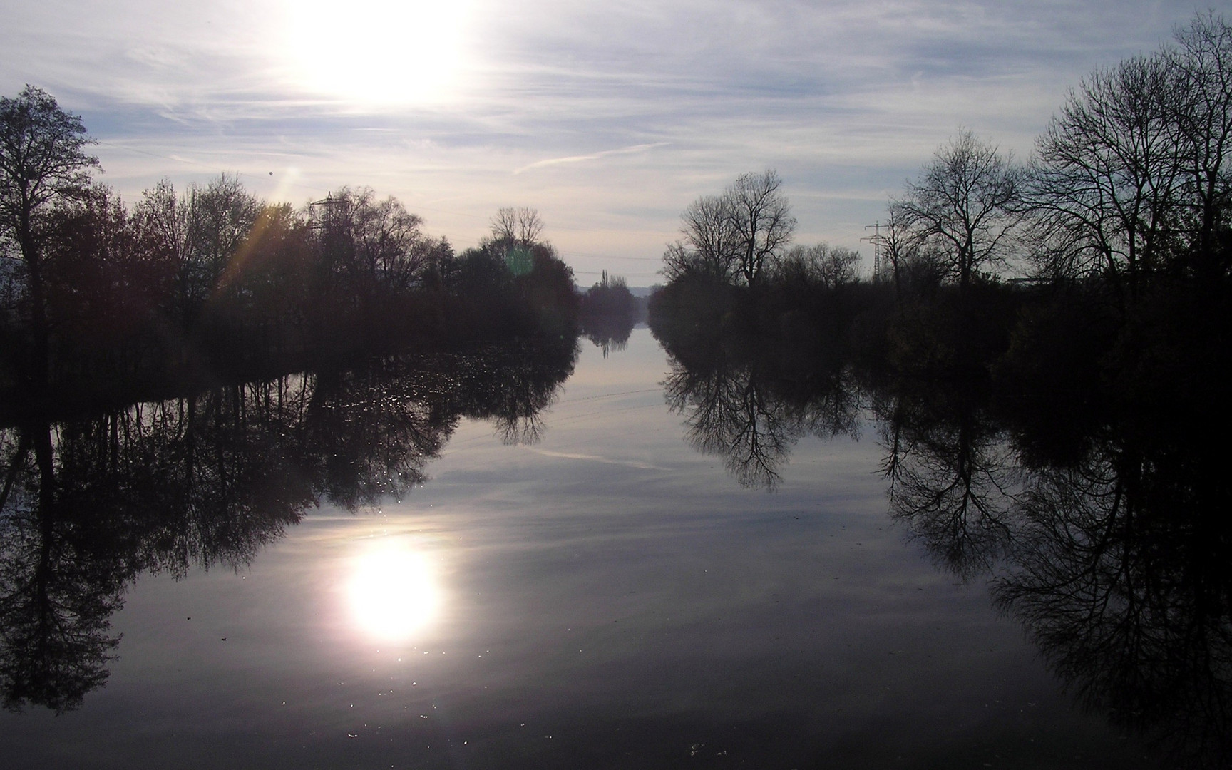 am Neckar im Herbst