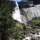 Am Nevada Fall im oberen Yosemite Valley...