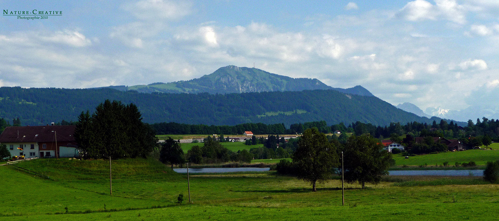 "Am Niedersonthofener See mit Blick auf den Grünten"