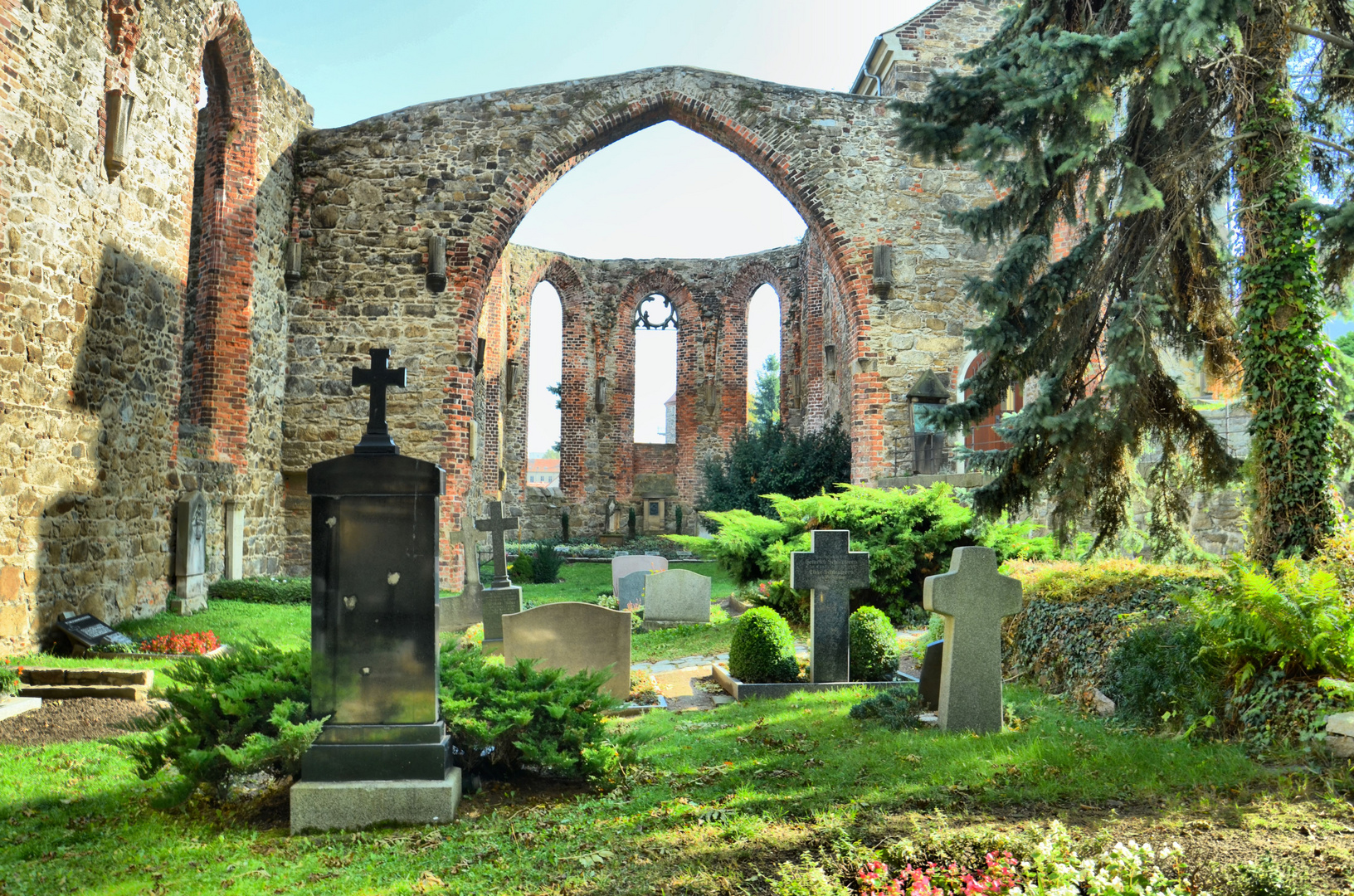 Am Nikolei Friedhof in Bautzen