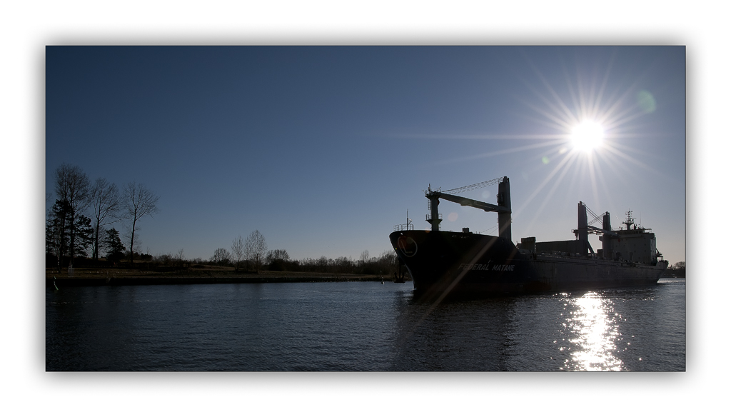 Am Nord-Ostsee-Kanal