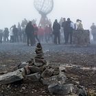 Am Nordkap(kurz vor Mitternacht)...