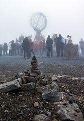 Am Nordkap(kurz vor Mitternacht)...