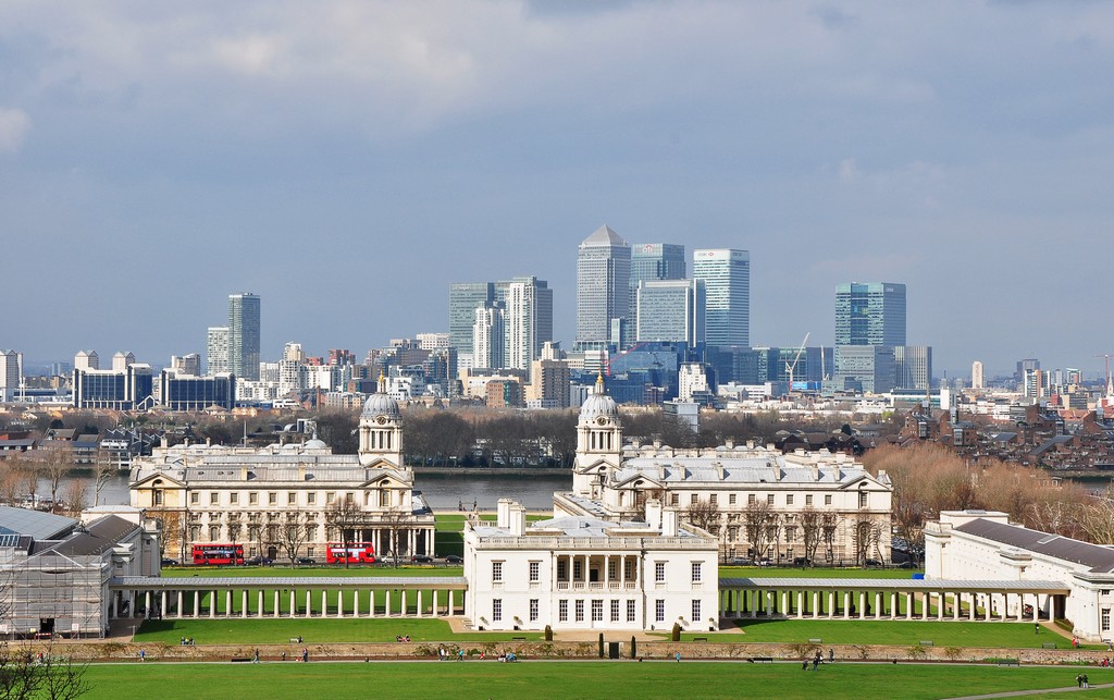 Am Nullmeridian in Greenwich