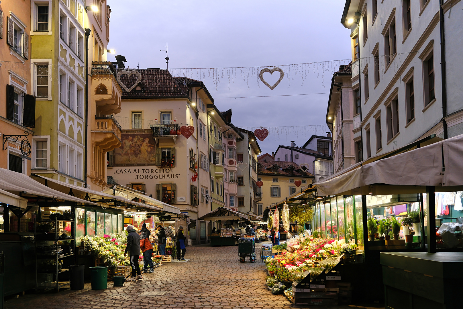 Am Obstplatz in Bozen