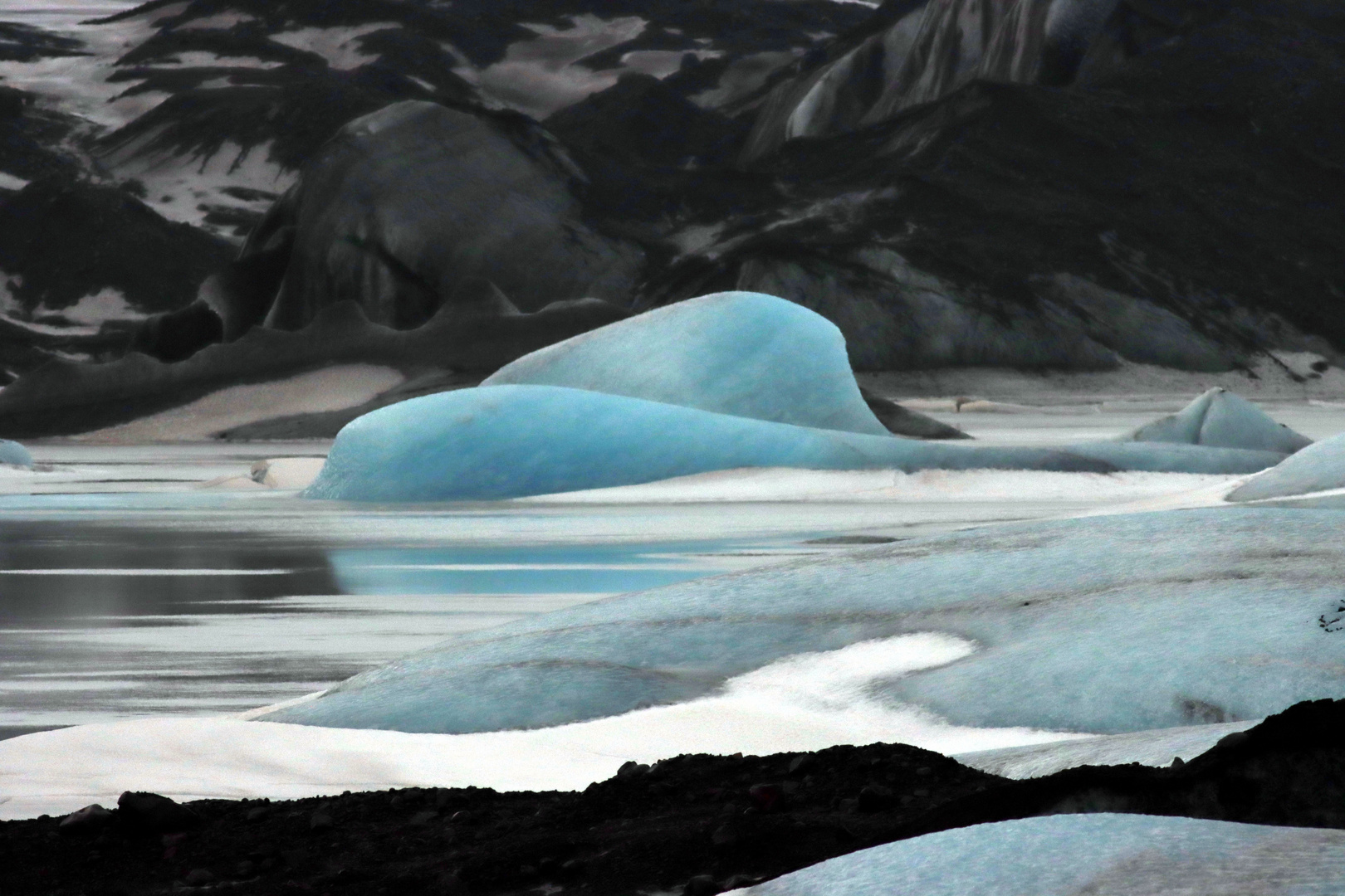 Am Öræfajökullgletscher