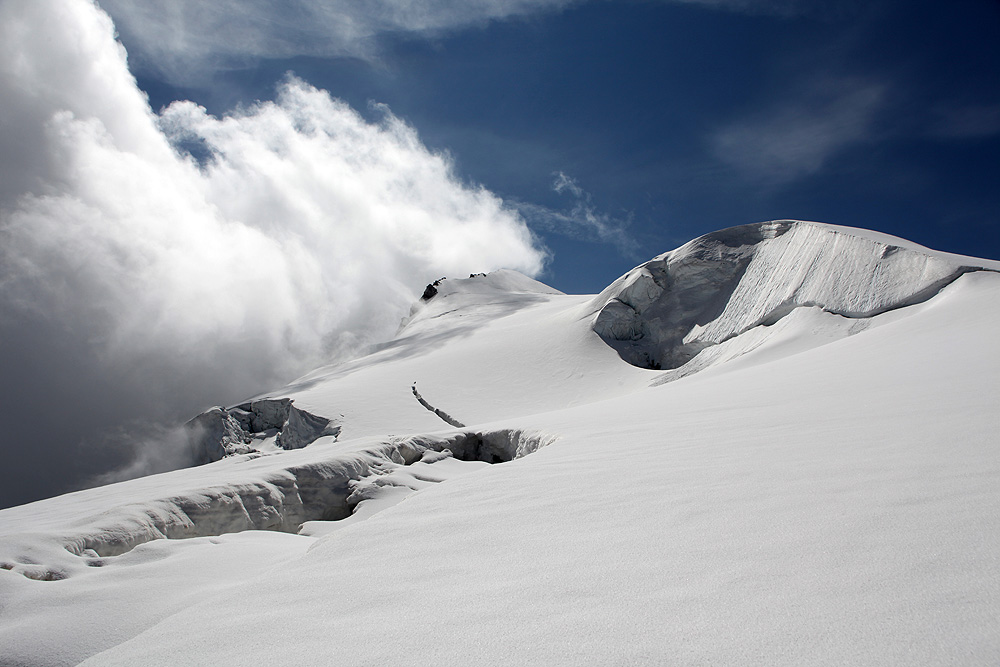 am Ortler Gipfel (3905 m)