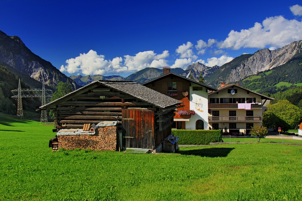 Am Ortsrand von Latschau