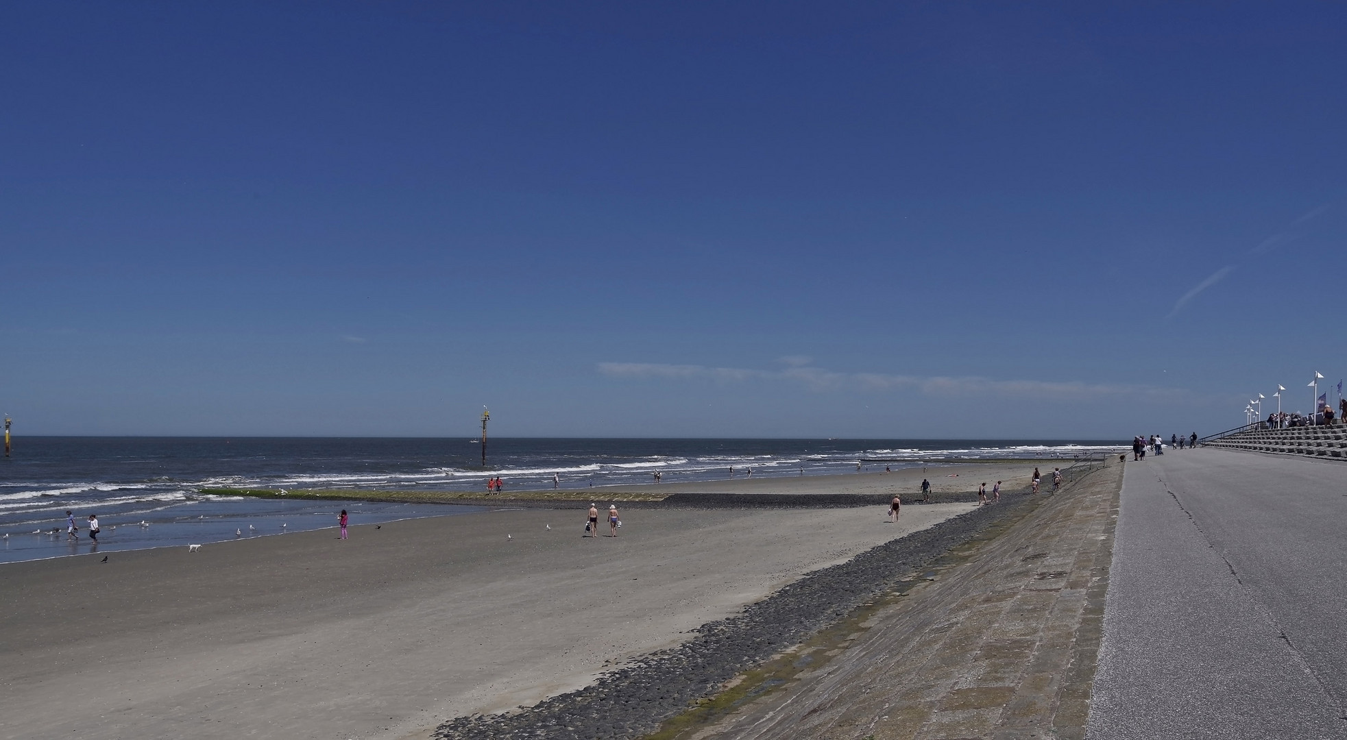 am Oststrand von Norderney