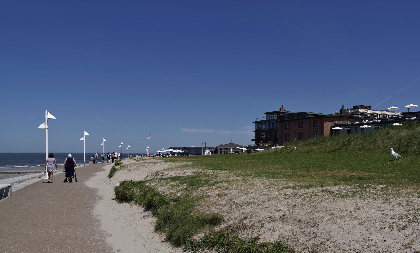 am Oststrand von Norderney