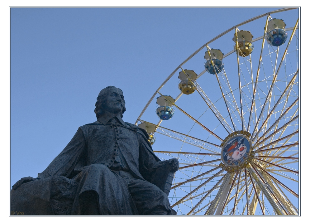 am Otto von Guericke Denkmal