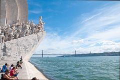 am Padrão dos Descobrimentos, Belem, Lissabon