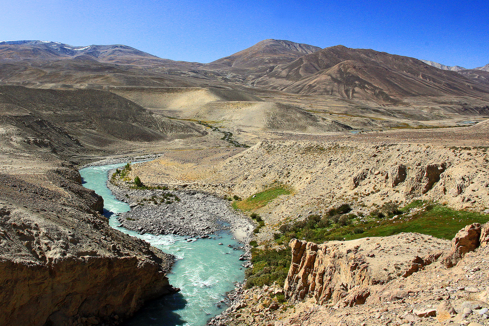 Am Pamir-Fluss, Afghanistan