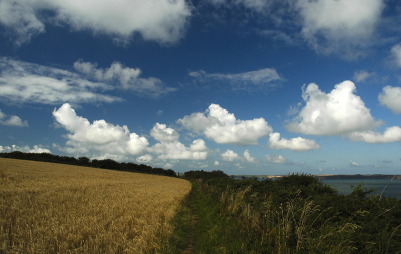 am Pembrokeshire National Coast Path unterwegs