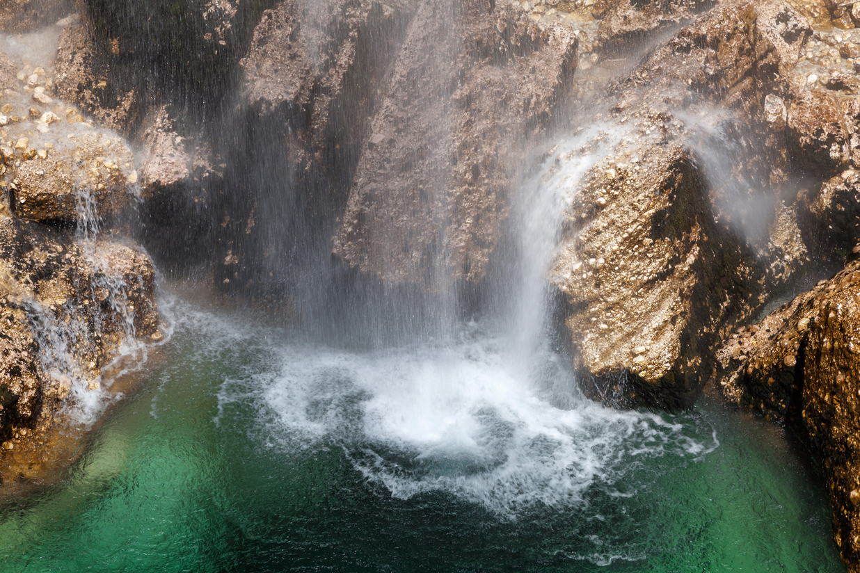 Am Pericnik - Wasserfall, Slowenien