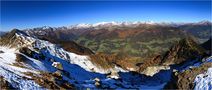 am Pfunderer Höhenweg - Herbstschnee von Peter Innerbichler 