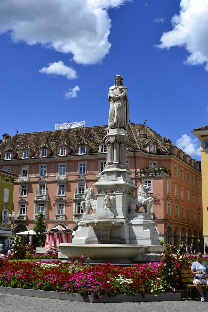 Am Piazza in Bozen