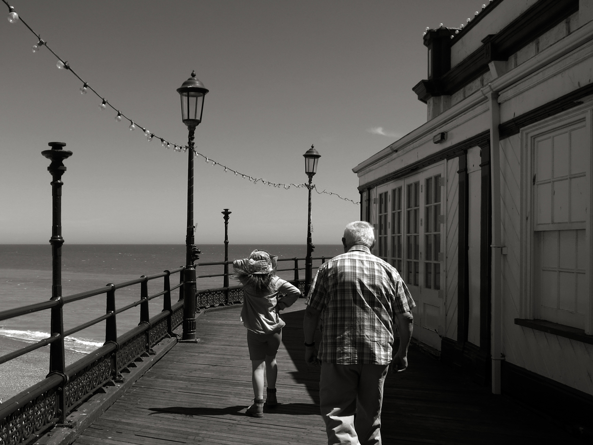 Am Pier von Eastbourne