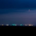 Am Pilsumer Leuchtturm bei Nacht