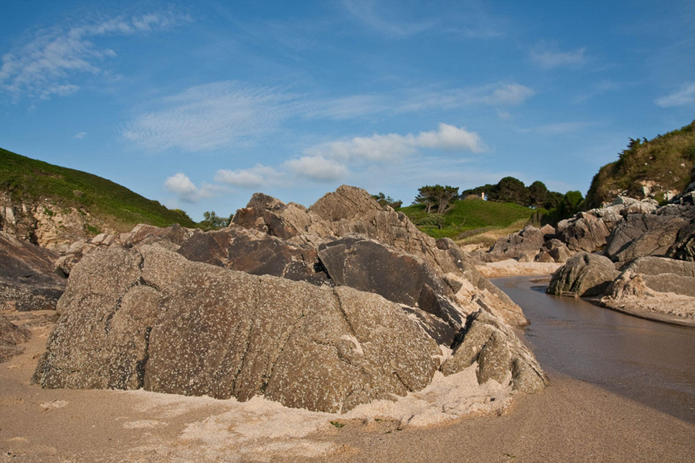 am Plage de Pors Péron