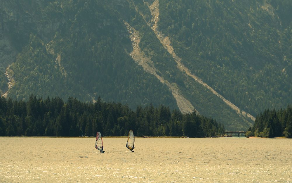 Am Plansee bei Reutte in Tirol