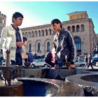 Am Platz der Republik in Yerevan