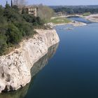 Am Pont du Gard (frankreich)