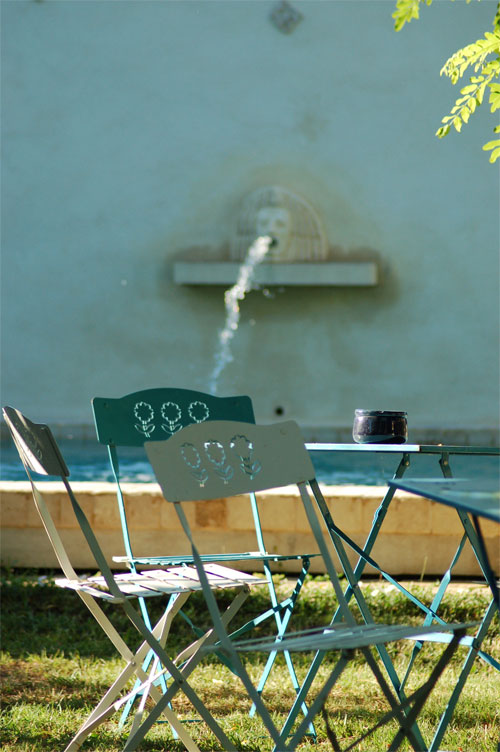 am Pool bei "Marie" in Arles