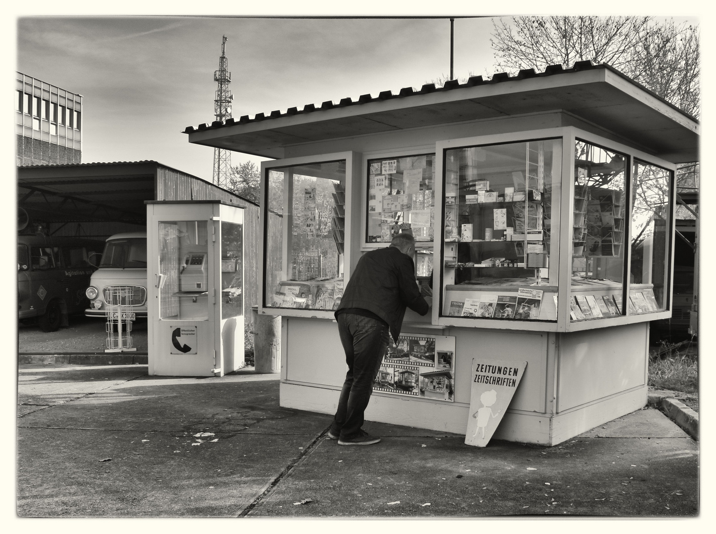 am Postkiosk