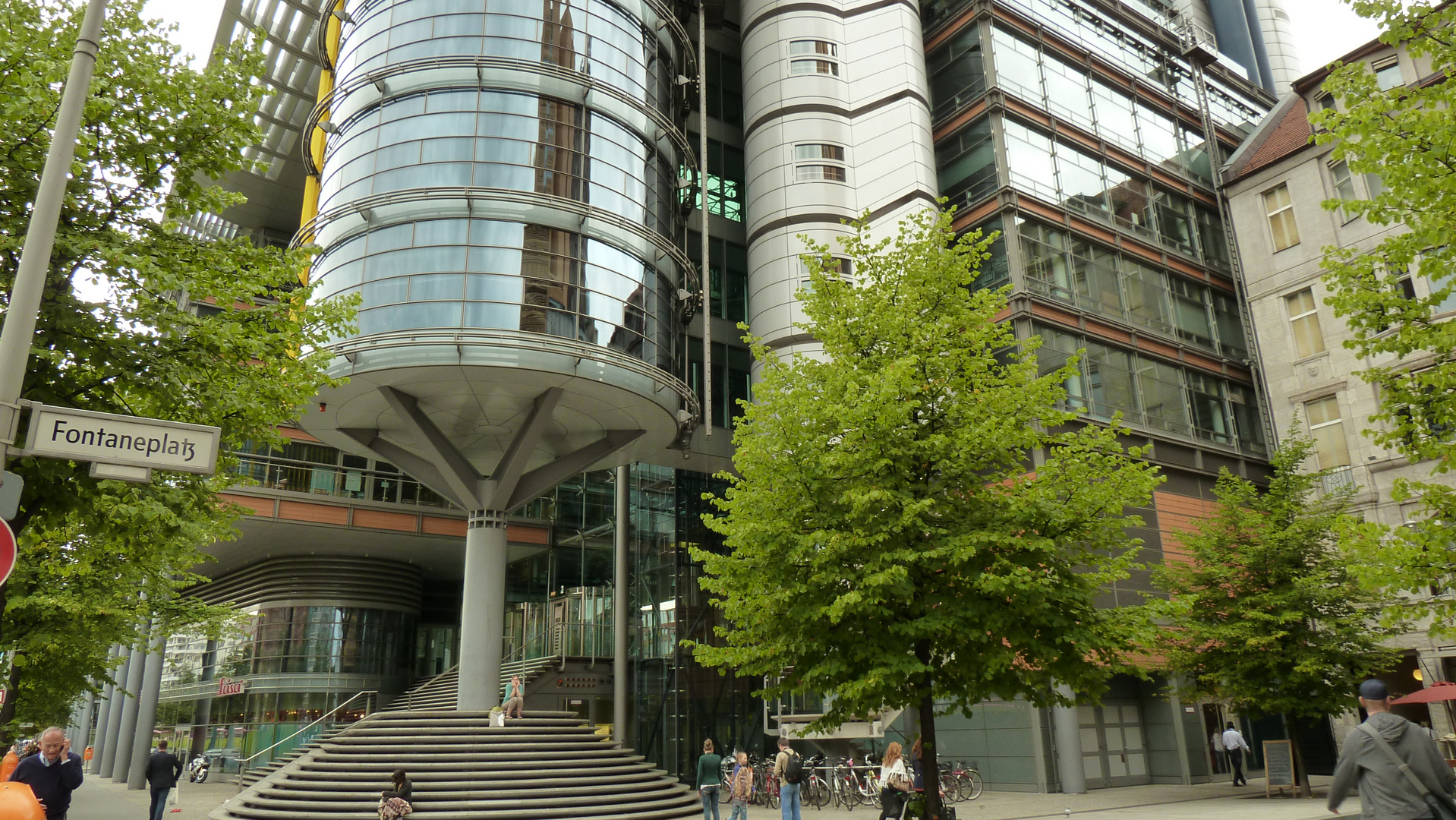 Am Potsdamer Platz in Berlin